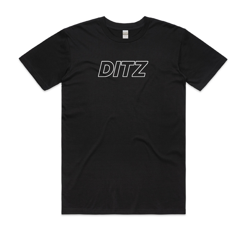DITZ Logo Black T-Shirt