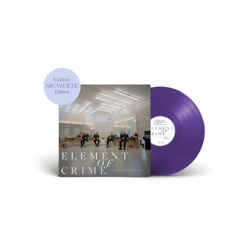 Morgens Um Vier Ltd. 1LP lila, signiert 180g