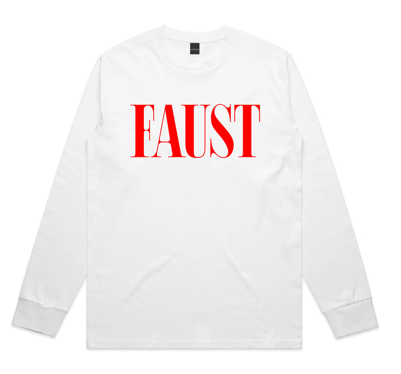 Faust - White Long-Sleeved T-shirt