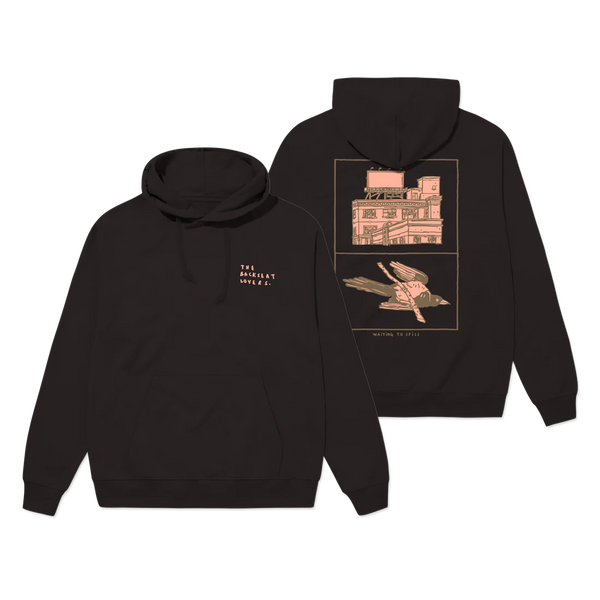 Waiting To Spill Hoodie - Black