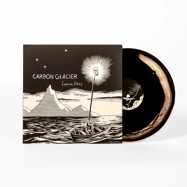 Carbon Glacier Limited Edition Clear & Black Swirl Vinyl