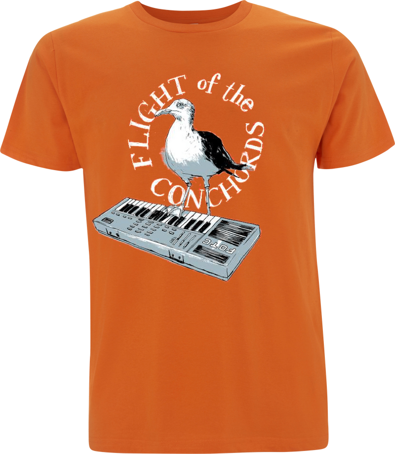 Flight of the Conchords Seagull T-Shirt- Bingo Merch Official Merchandise Shop Official