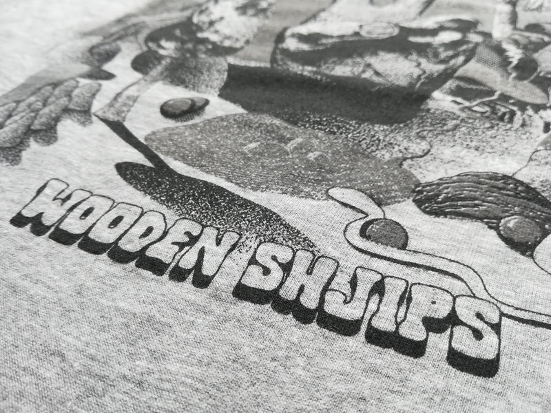 Wooden Shjips V Album Monotone T-Shirt T-Shirt- Bingo Merch Official Merchandise Shop Official