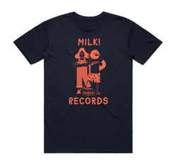 Milk Records Navy T-Shirt