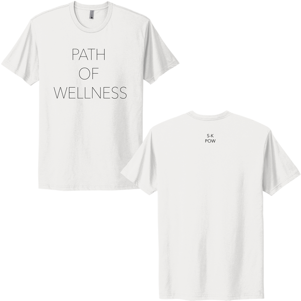 Path Of Wellness T-Shirt - White