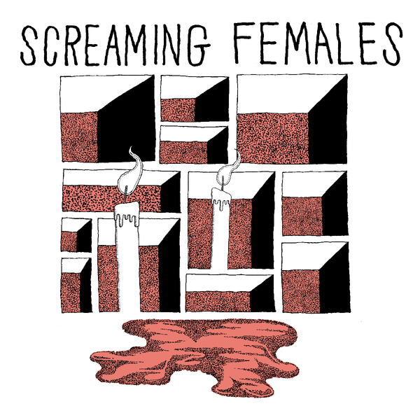 Screaming Females Candles T-Shirt- Bingo Merch Official Merchandise Shop Official