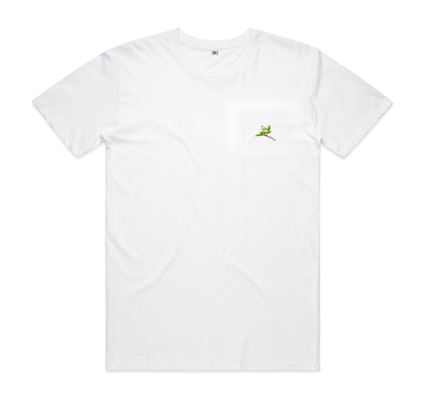 Embroidered Windflowers T-Shirt - White