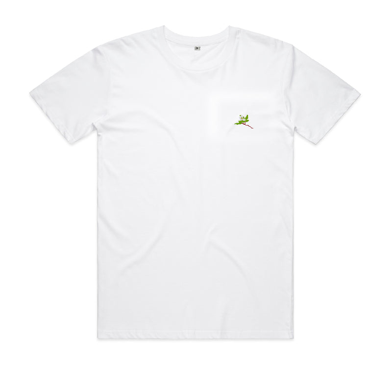 Embroidered Windflowers T-Shirt - White