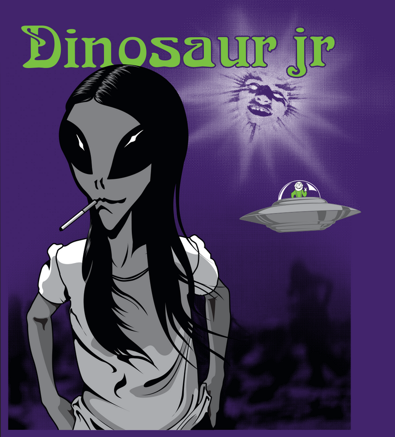 Dinosaur Jr. Dinosaur Jr. x Alien Workshop T-Shirt- Bingo Merch Official Merchandise Shop Official