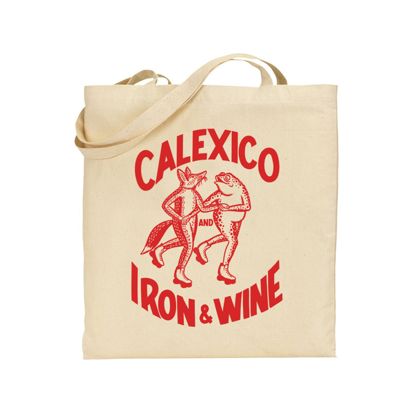 Calexico and Iron & Wine Fox & Toad Totebag Totebag- Bingo Merch Official Merchandise Shop Official