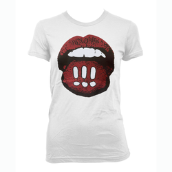 !!! Mouth White - Girls T-shirt- Bingo Merch Official Merchandise Shop Official