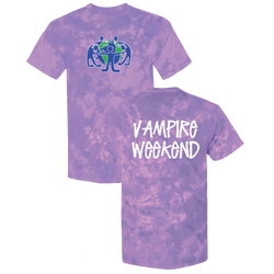 Vampire Weekend Hypercolour Purple T-Shirt T-Shirt- Bingo Merch Official Merchandise Shop Official