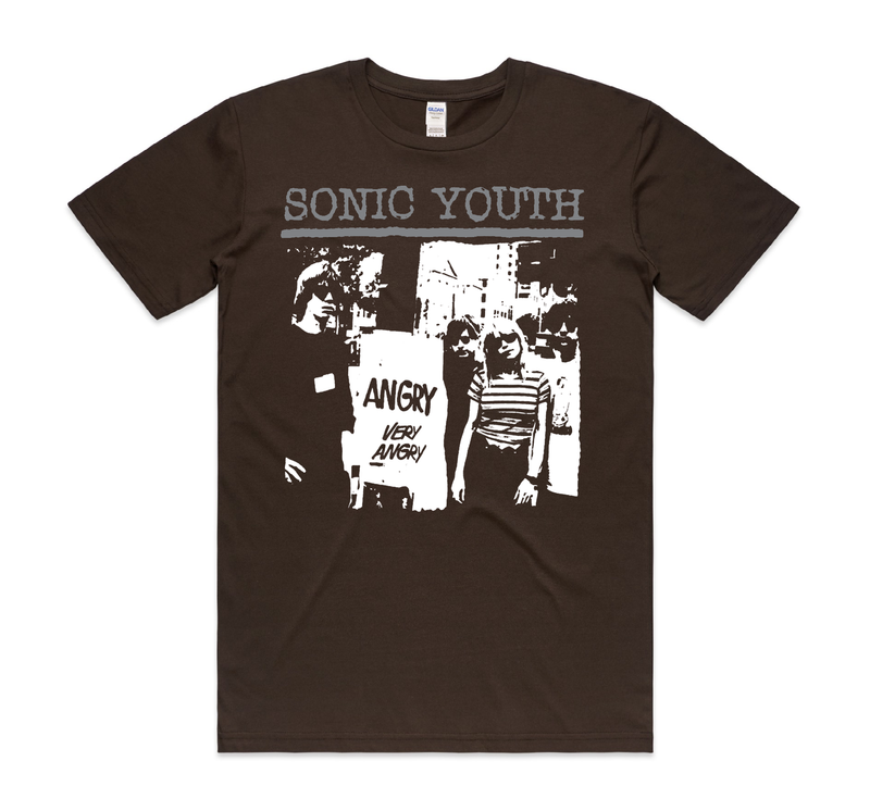 Sonic Youth Angry T-Shirt- Bingo Merch Official Merchandise Shop Official