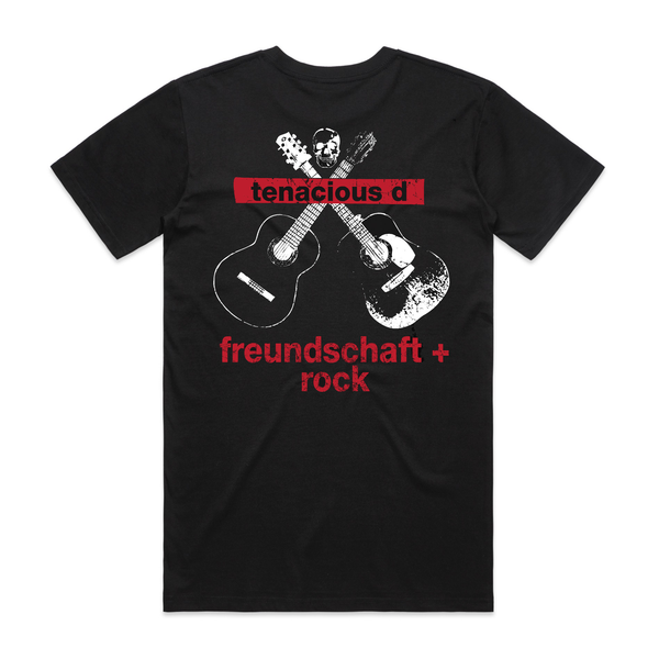 Tenacious D Freundschaft + Rock T-Shirt- Bingo Merch Official Merchandise Shop Official